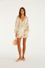 Bata e Short Flor de Roma