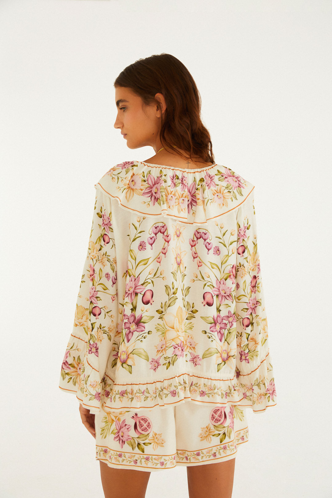 Bata e Short Flor de Roma