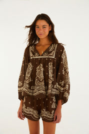 Conjunto Bandana Mocha