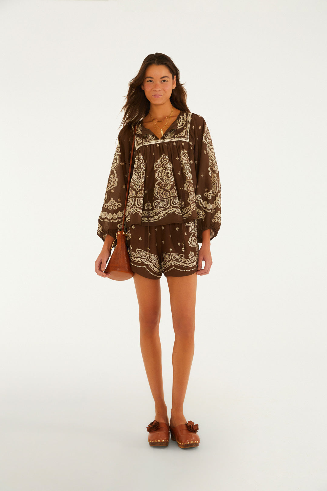 Conjunto Bandana Mocha