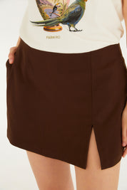Saia Short Curto Mocha