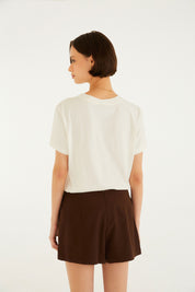 Saia Short Curto Mocha