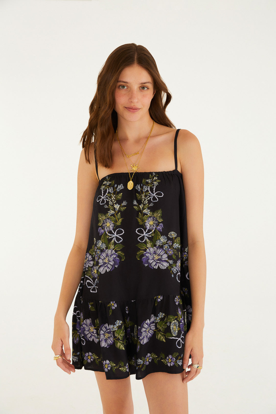 Rumper Midi Jardim Decorado