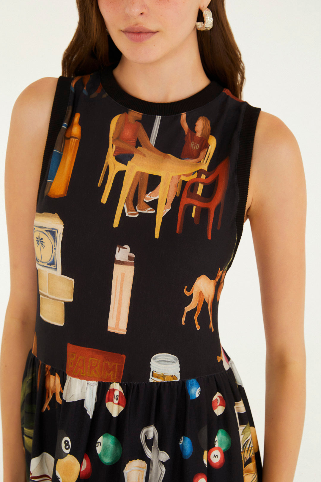 Vestido Cropeed Boteco Carioca