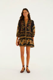 Vestido Camisa Florar