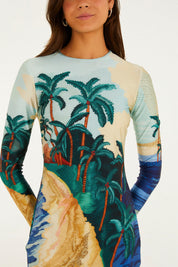 Vestido Curto Borda Praia