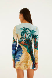 Vestido Curto Borda Praia