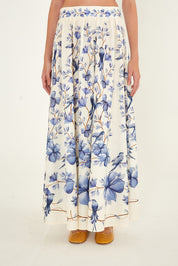 Cropped Voo Em Flor Saia Set