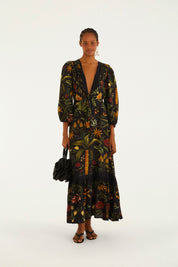 Vestido Mangas Inverno Tropical