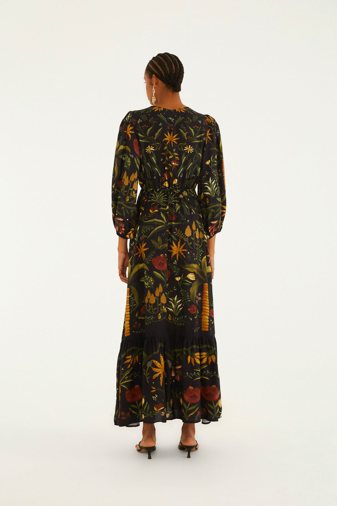 Vestido Mangas Inverno Tropical