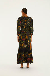 Vestido Mangas Inverno Tropical