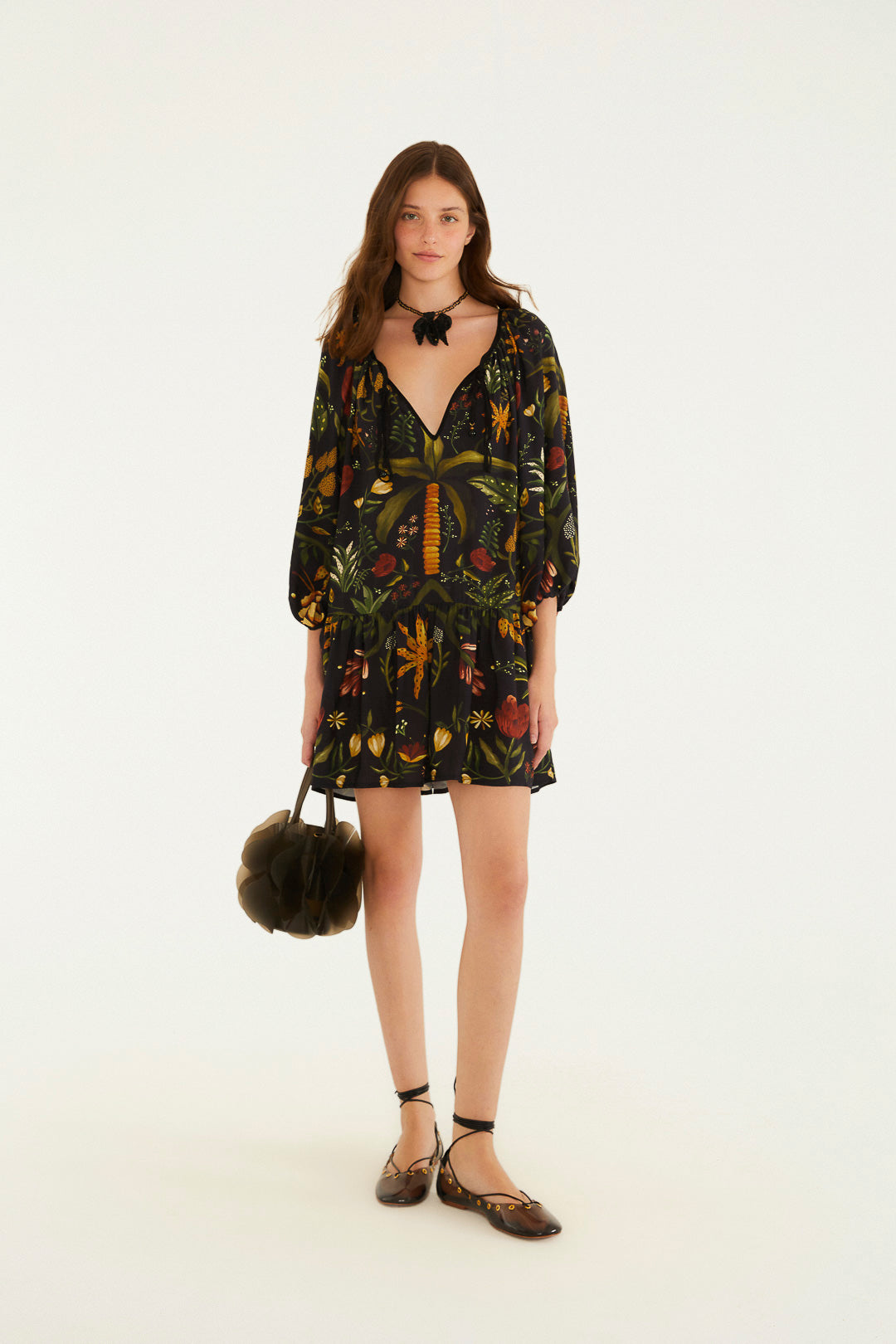 Vestido Curto Inverno Tropical