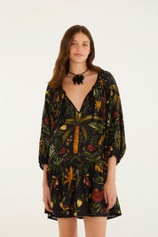 Vestido Curto Inverno Tropical