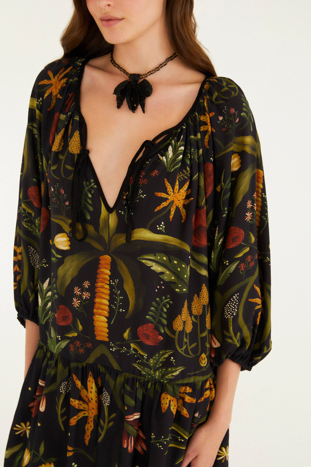 Vestido Curto Inverno Tropical