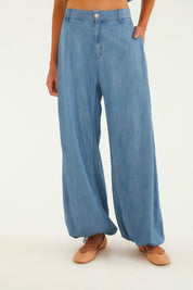 Calca Denim Relaxado