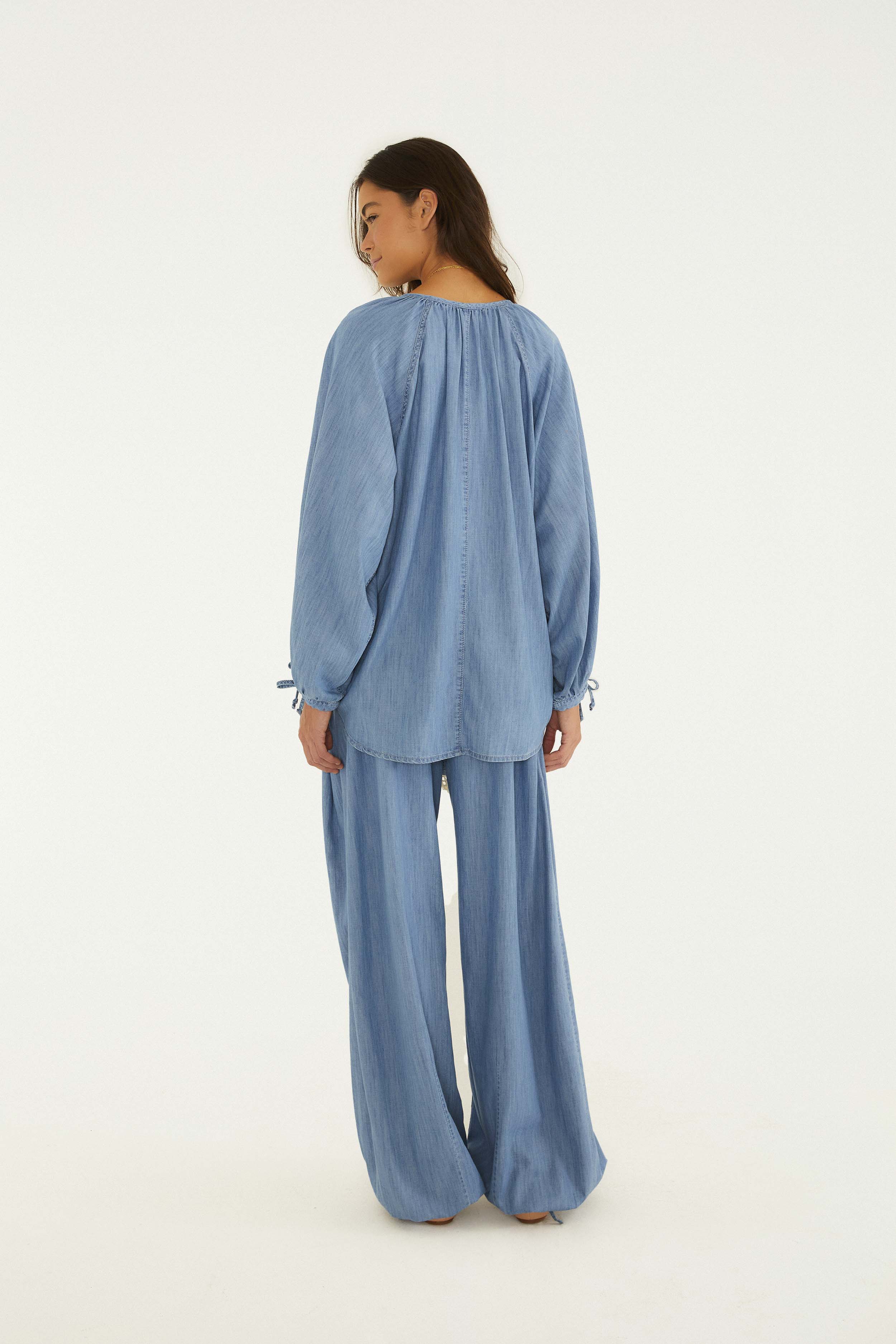 Calca Denim Relaxado