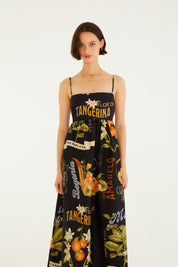 Vestido Flor de Tangerina