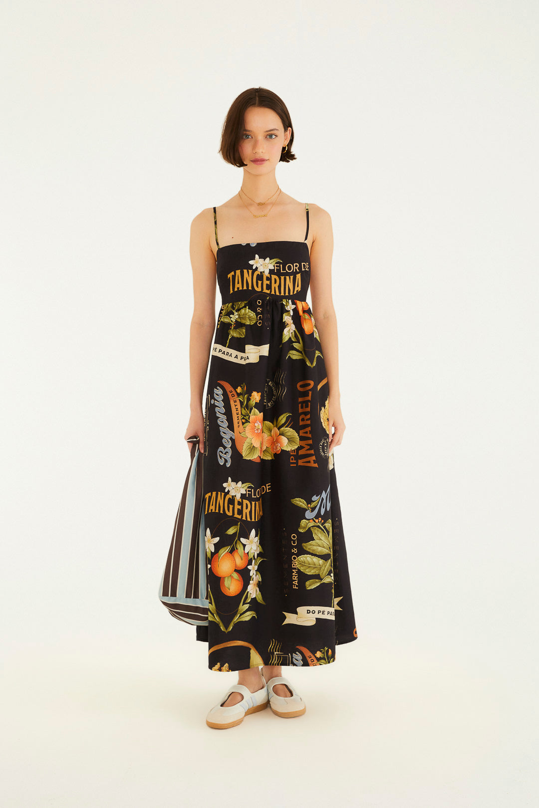 Vestido Flor de Tangerina