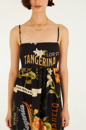 Vestido Flor de Tangerina