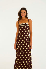Vestido Alcinhas Poa Lenco