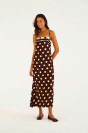 Vestido Alcinhas Poa Lenco