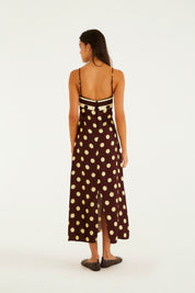 Vestido Alcinhas Poa Lenco