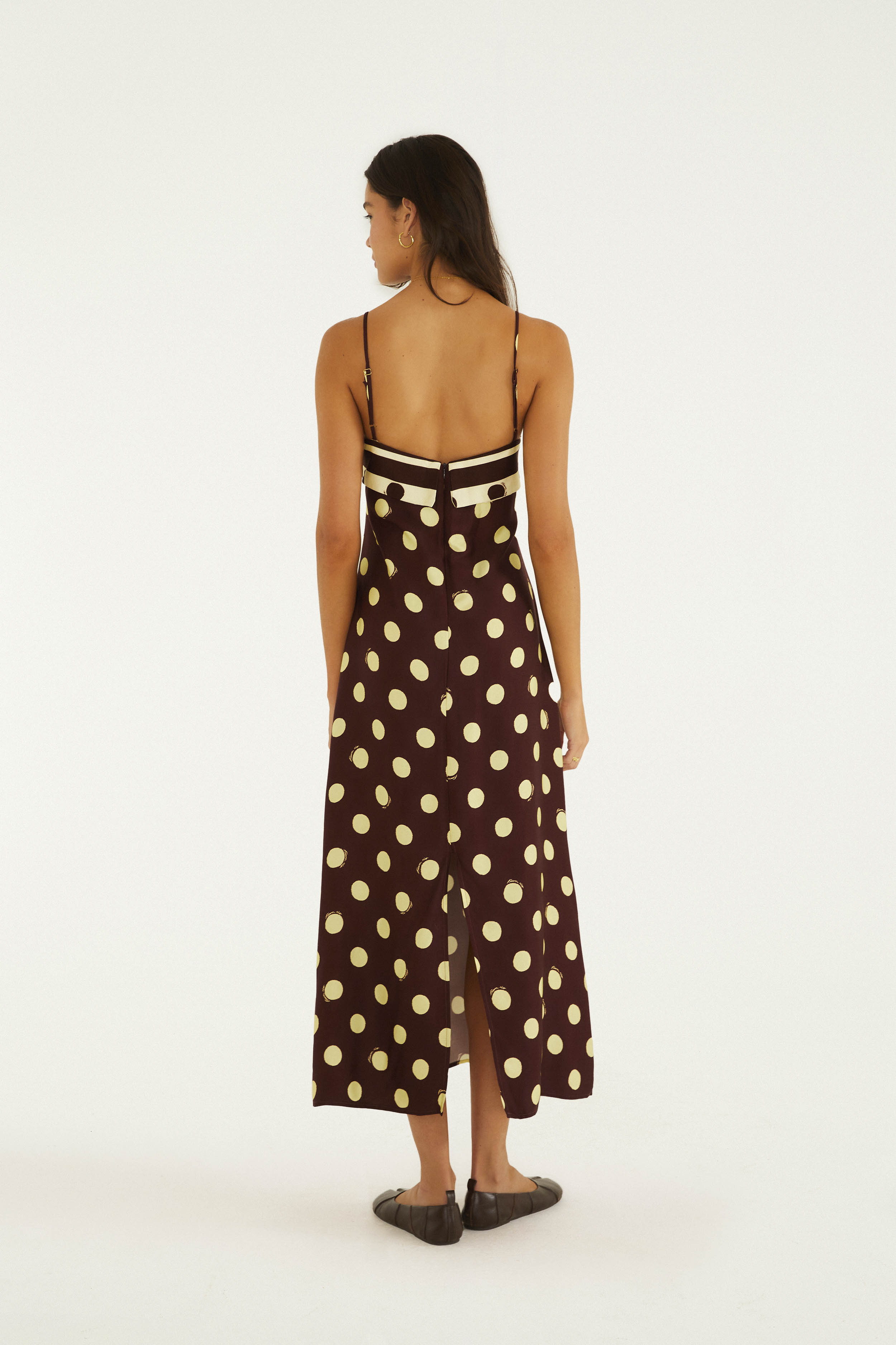 Vestido Alcinhas Poa Lenco