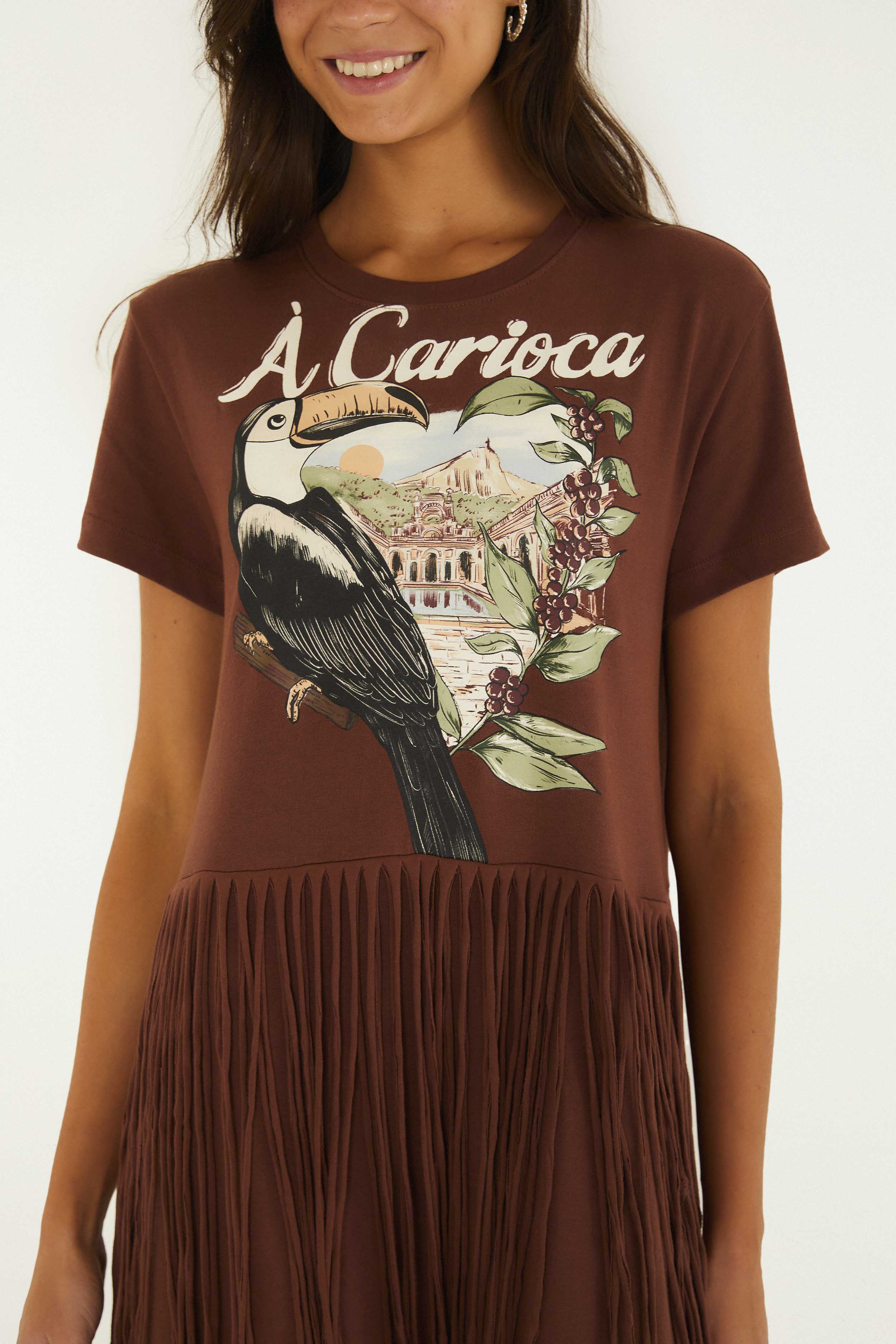 Vestido Flecos