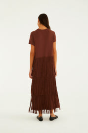 Vestido Flecos