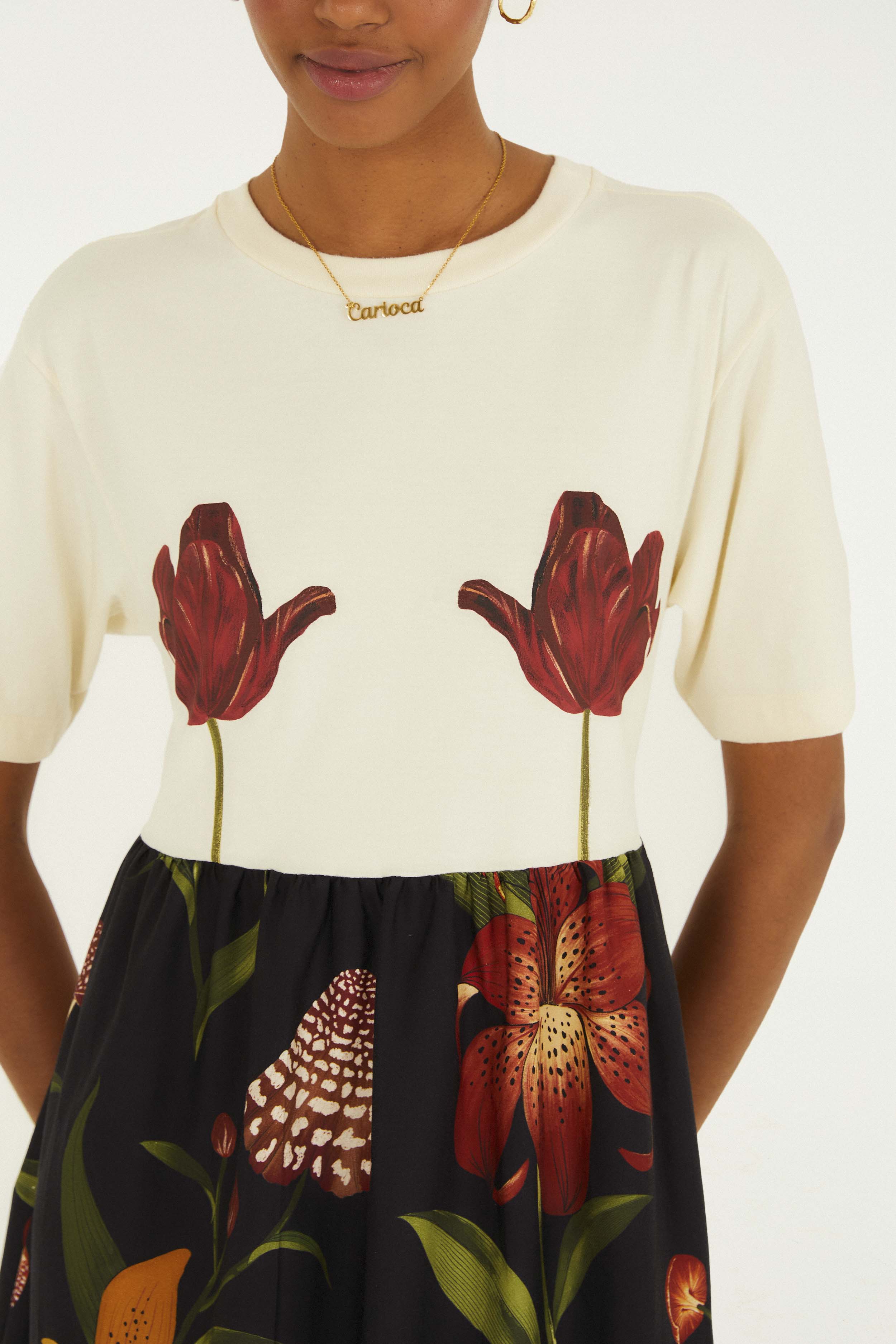 Vestido Midi Selva de Flor