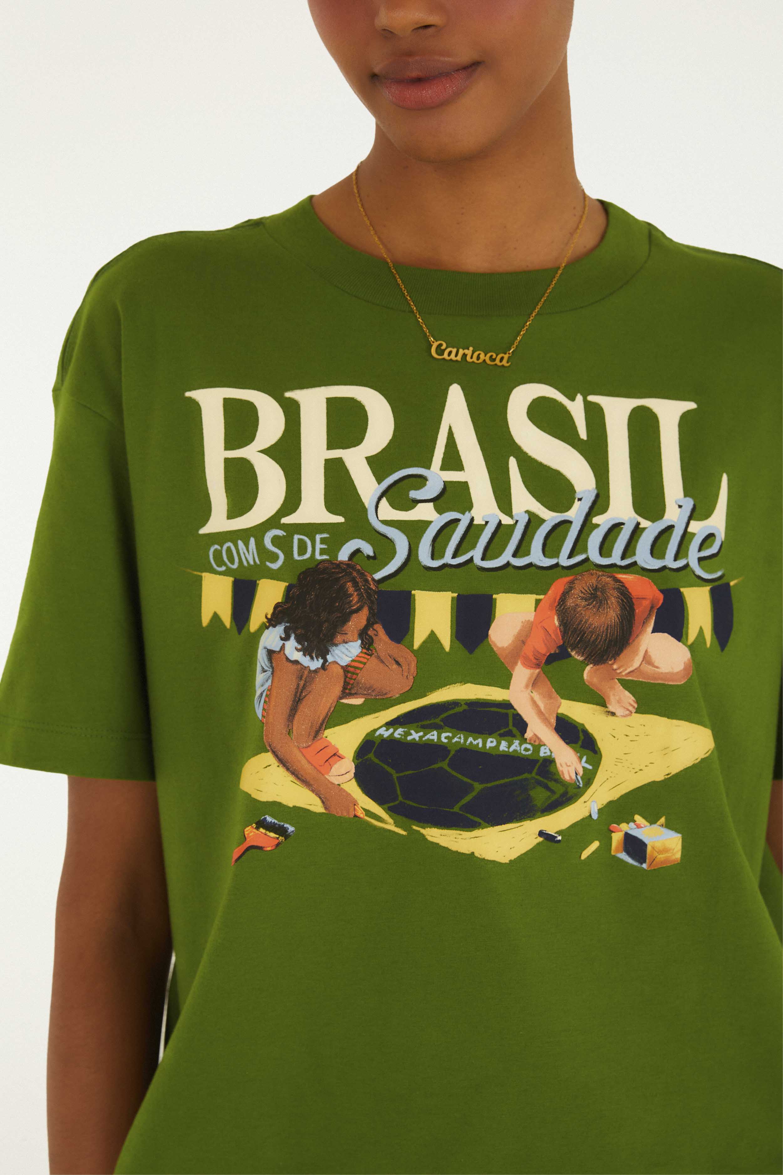 Tshirt Brasil com S de Saudade