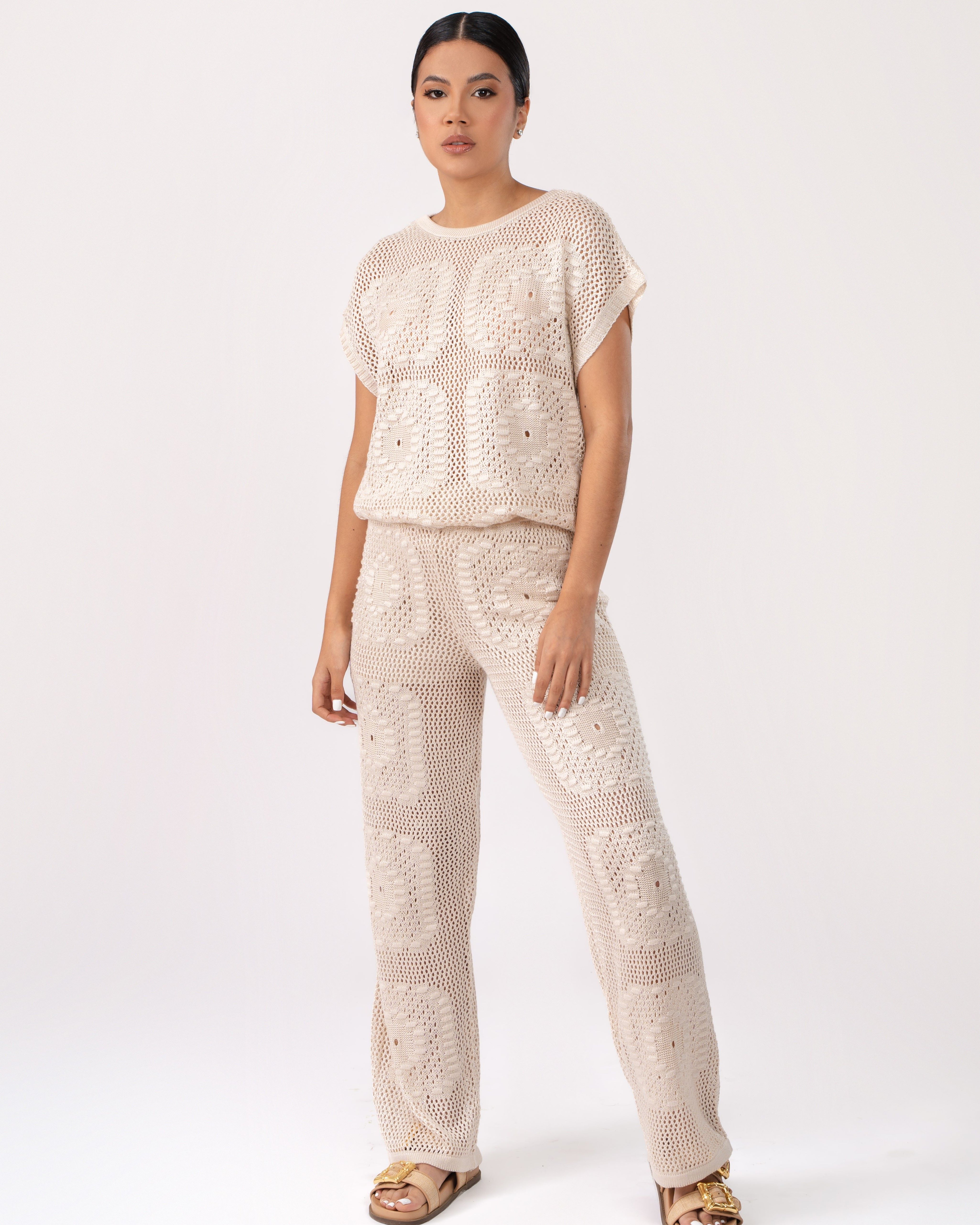 Conjunto Calça Cropped Catleia