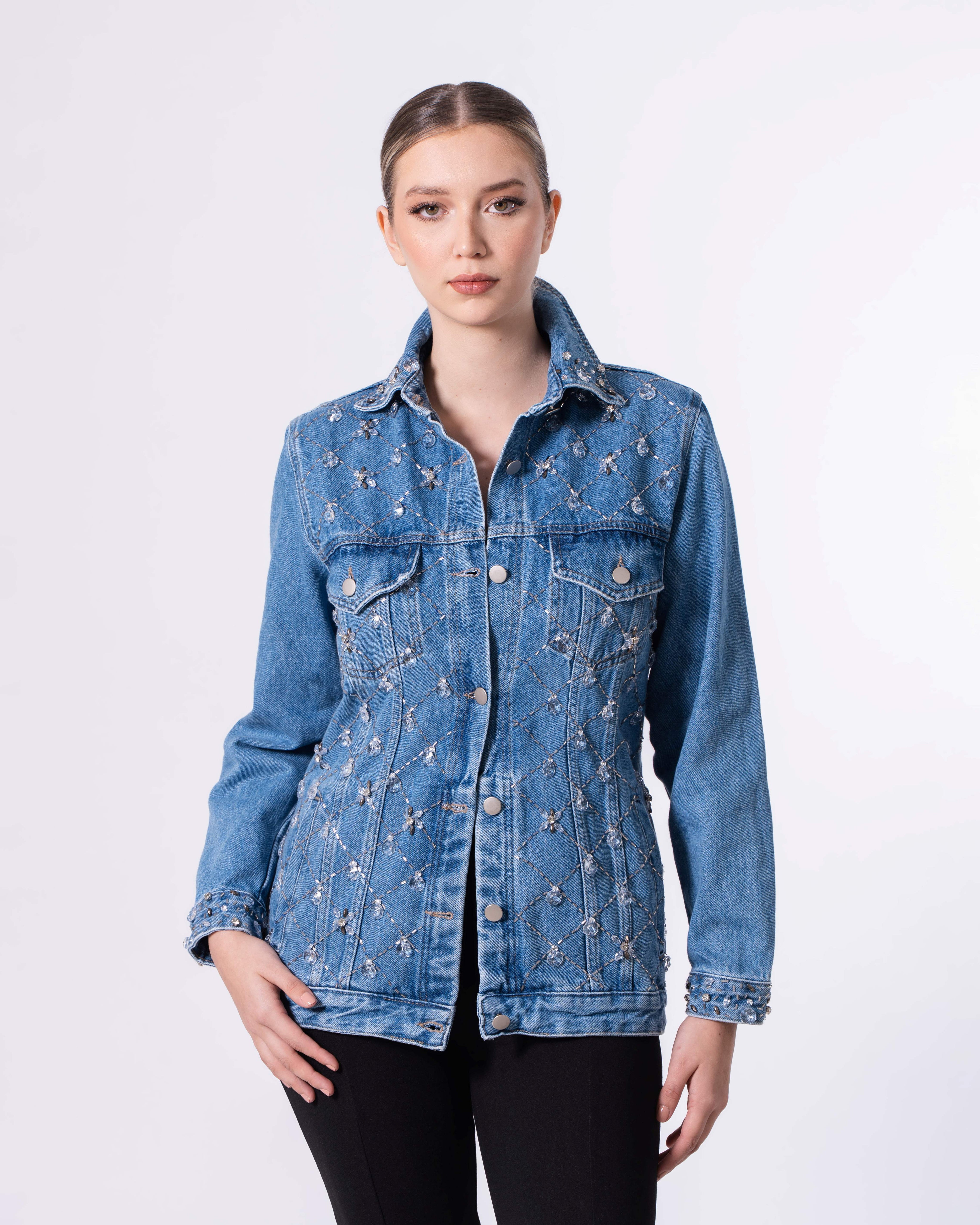 Jaqueta Jean Thássia