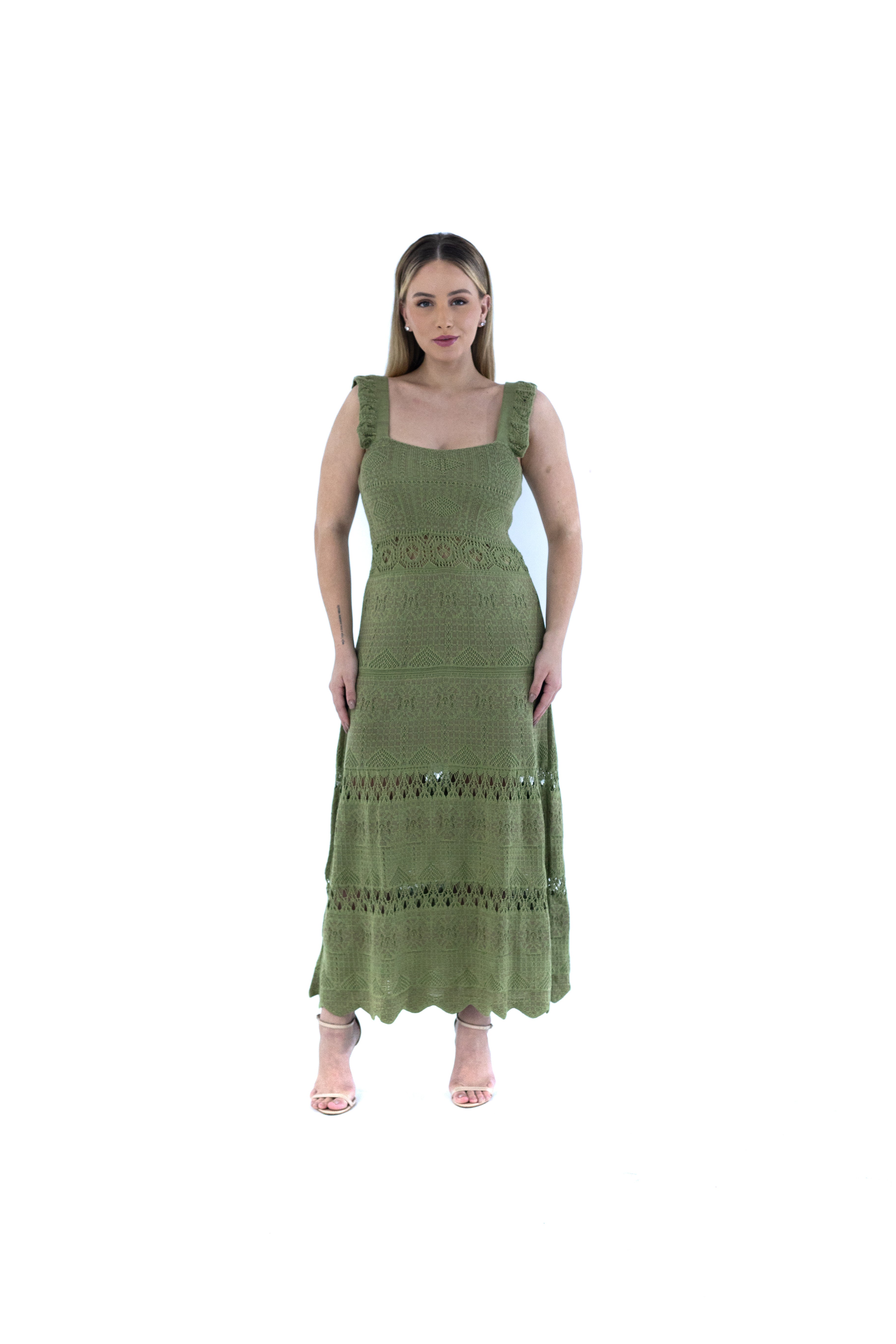 Vestido Crochê Baiao