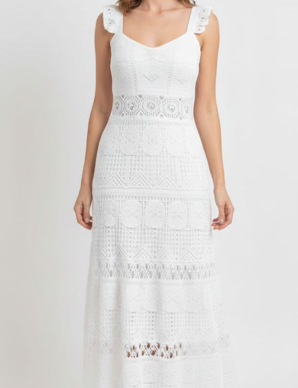 Vestido Crochê Baiao