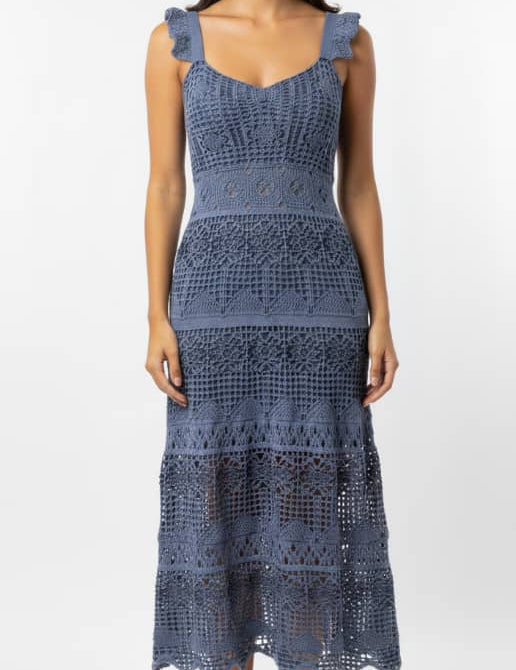 Vestido Crochê Baiao