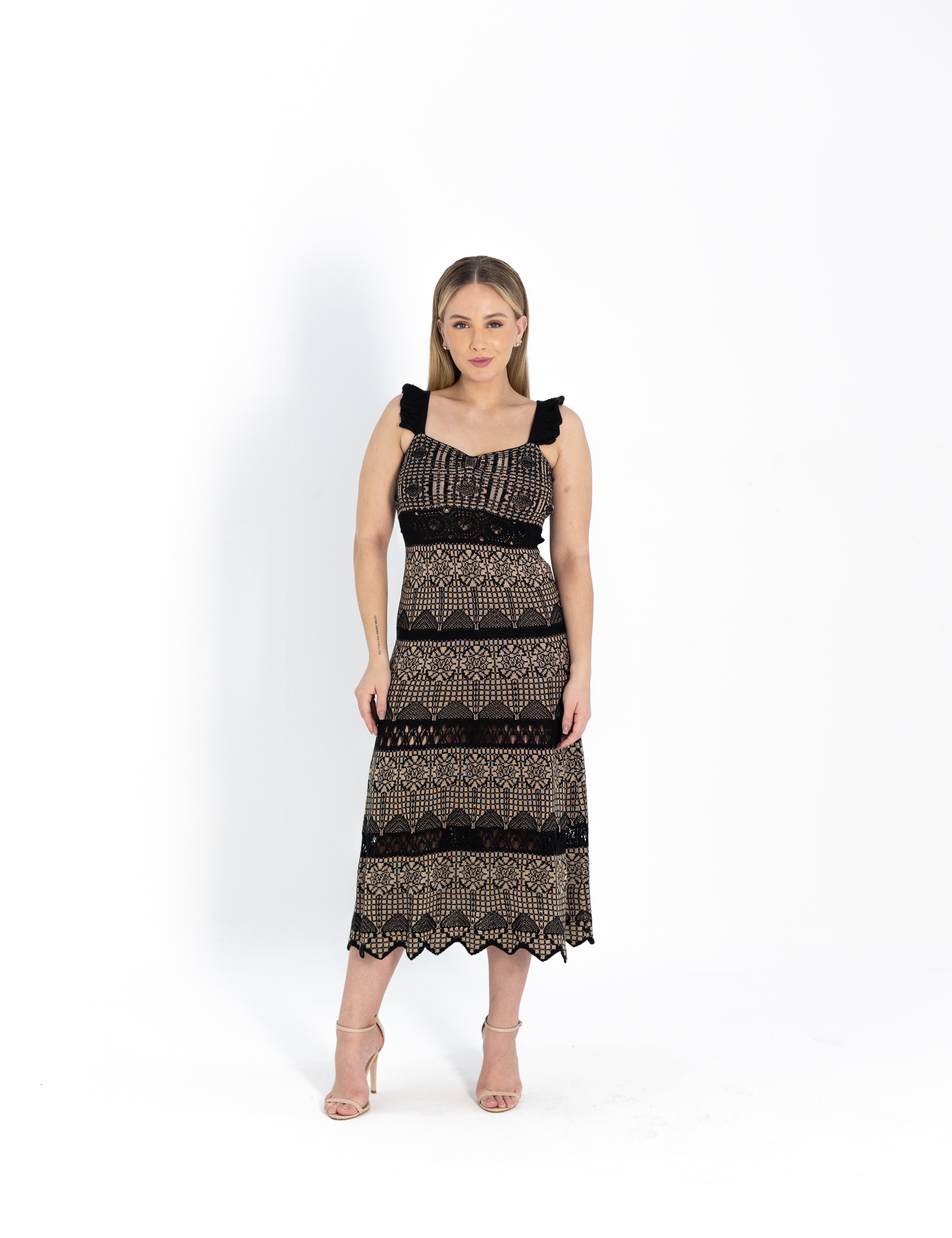 Vestido Crochê Baiao