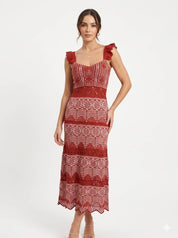 Vestido Crochê Baiao