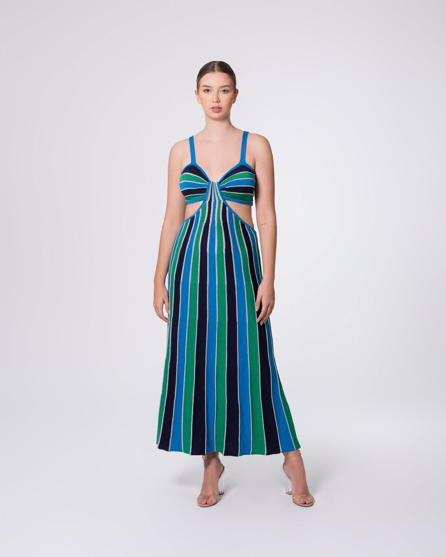 Vestido Tricot Catarina Listras