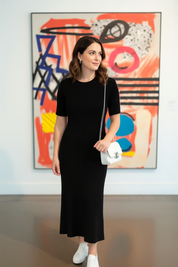 Vestido Midi Liso Paulista