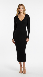 Vestido Decotado Coração