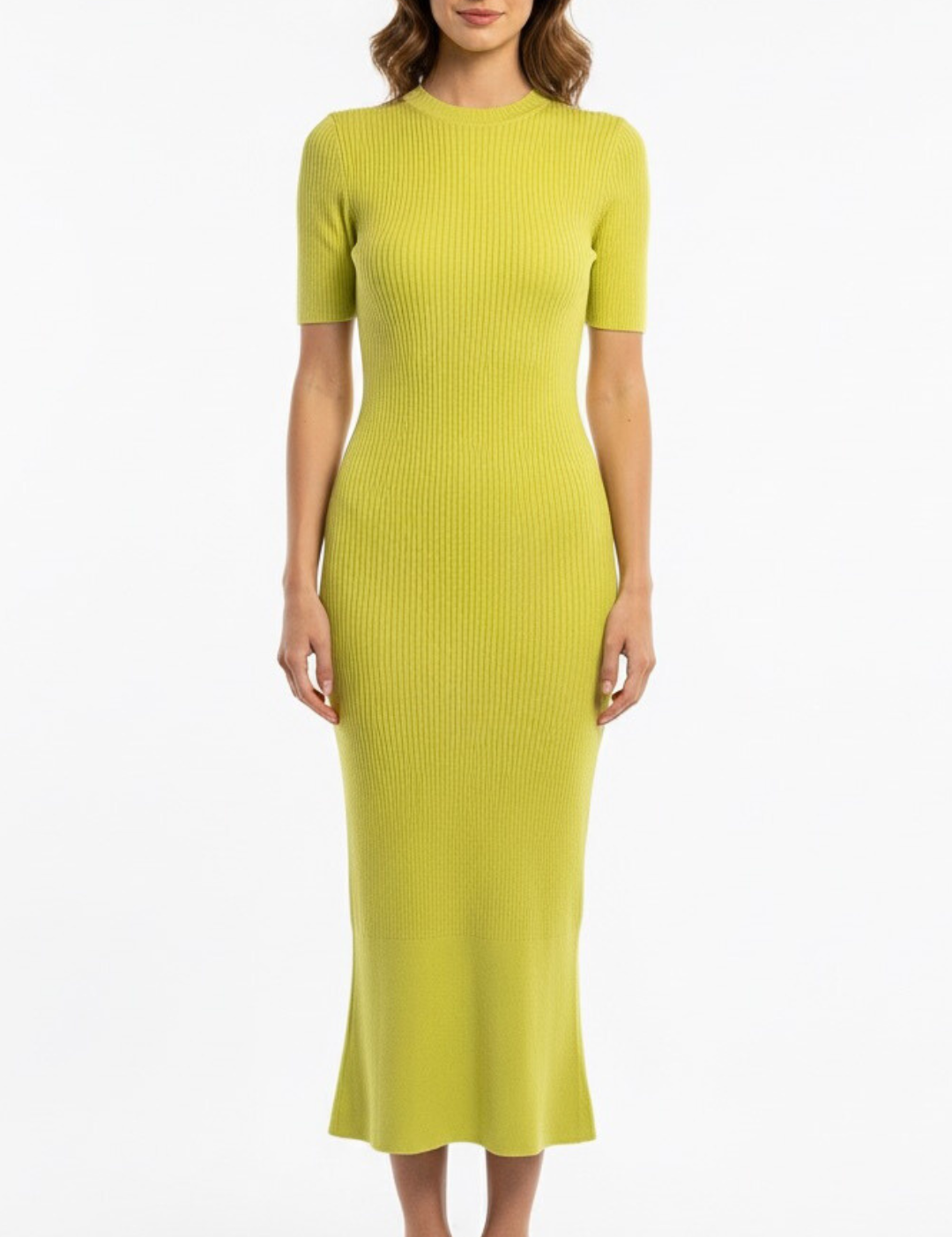 Vestido Midi Liso Paulista