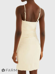 Mini Vestido Sol Bege