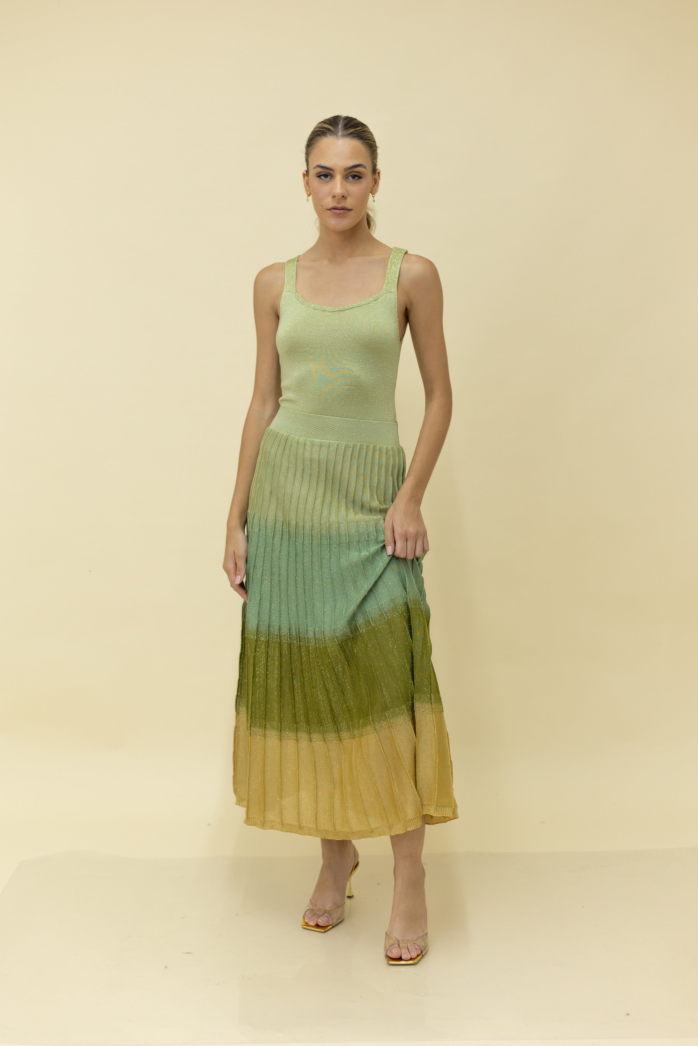 Conjunto Saia Verona Lurex