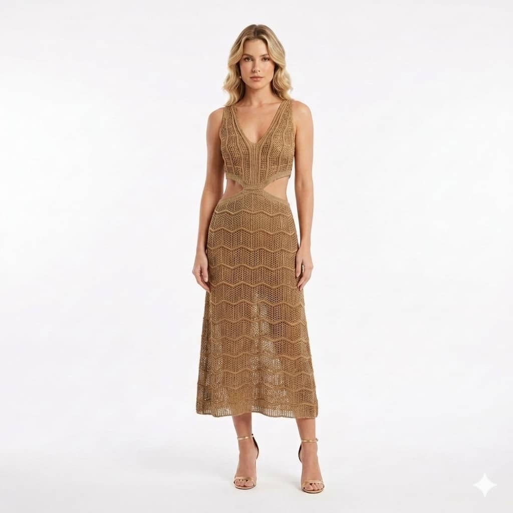 Vestido Silvia Lurex