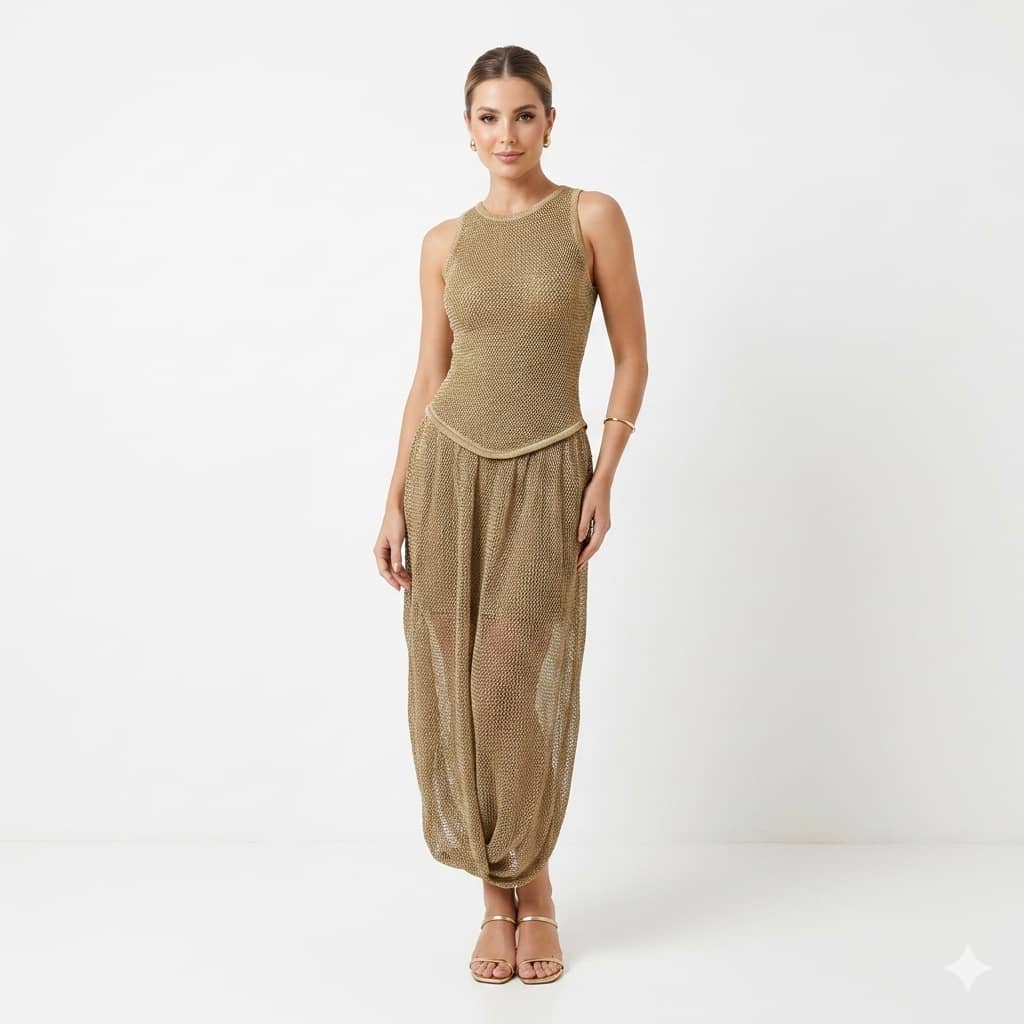 Vestido Atenea Lurex
