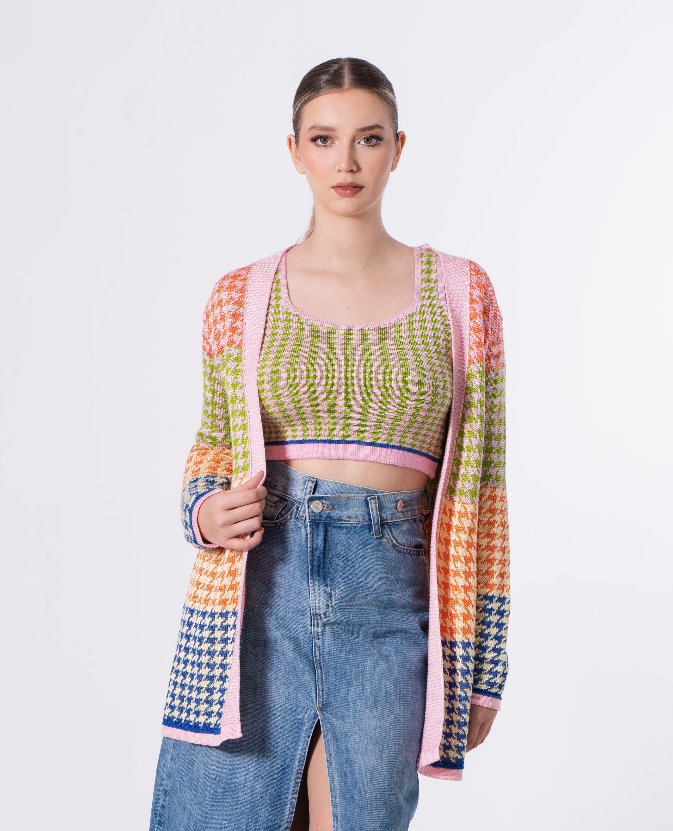 Twin Set Casaco Cropped Iris